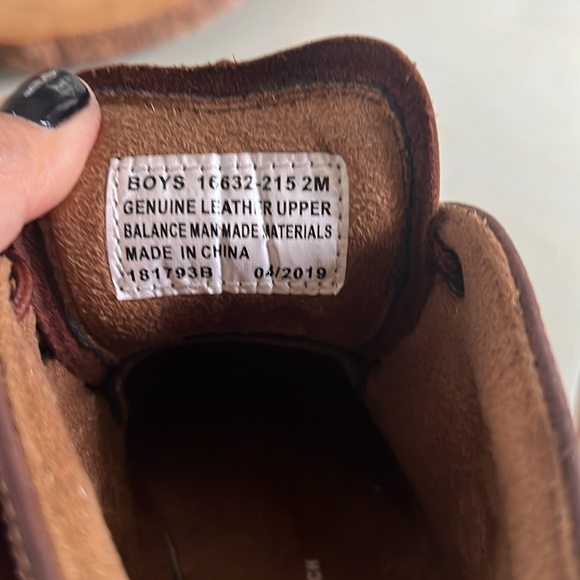 Florsheim Big Kid Supacush Brown Chukka Oxford Jr Boys Formal Occasion Size 2 M. - Picture 4 of 5